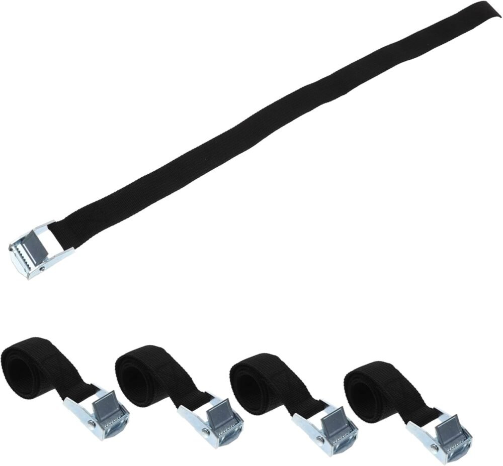 5 Pcs Adjustable Retractable Ratchet Tie Down Straps with Buckle Heavy Duty Small Straps for Securing Cargo Luggage and Equipment Versatile and Ratchet Straps