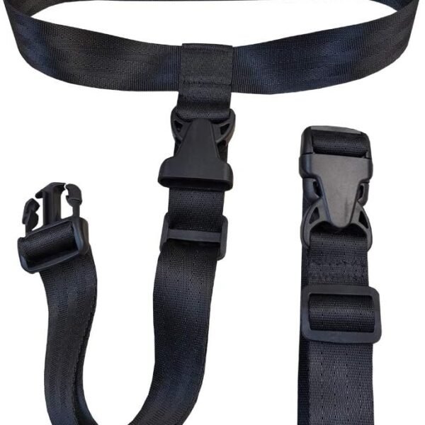 2 Pack Travel Accessories Luggage Straps - Add a Bag Suitcase Strap Belt(Black)