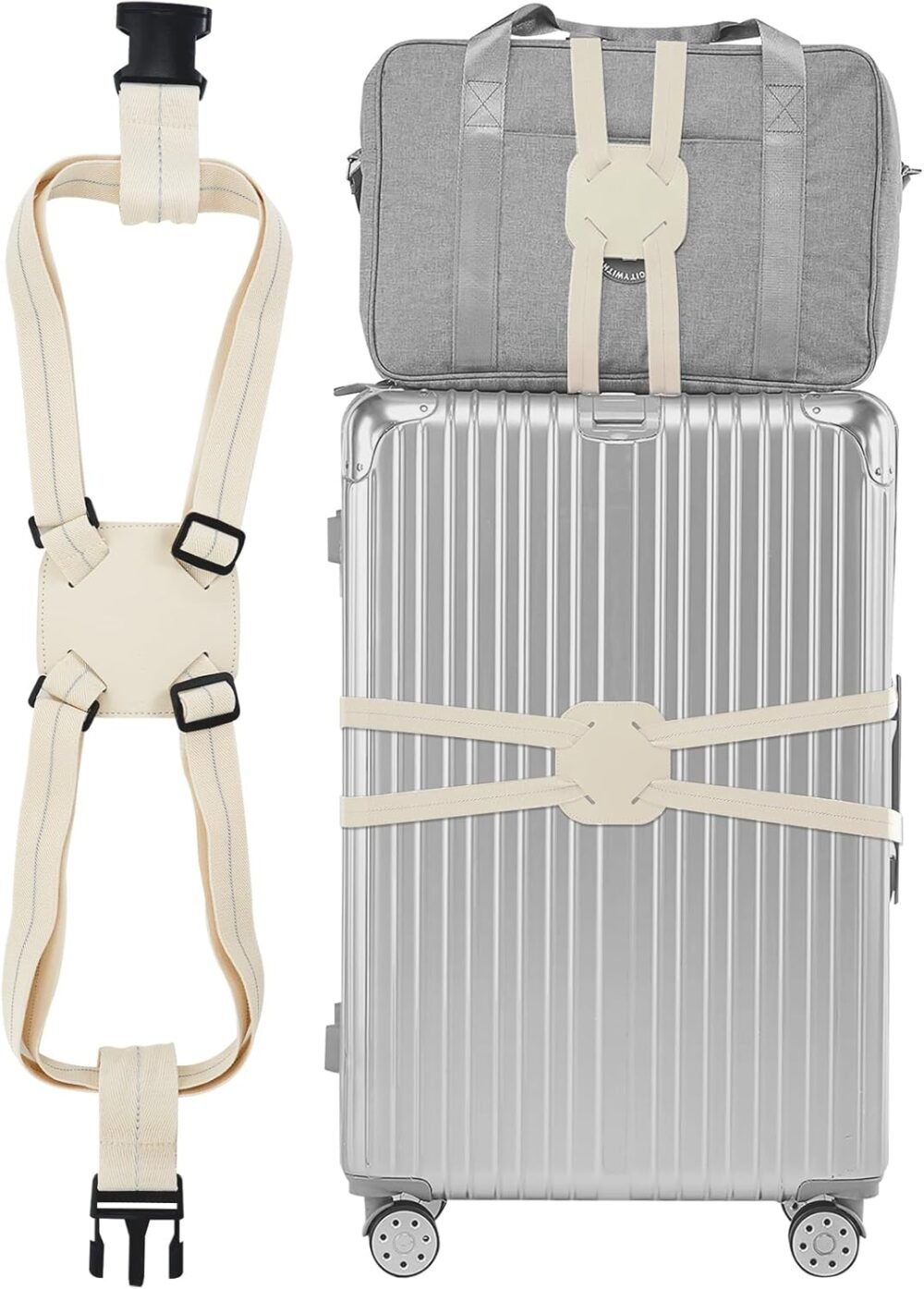 Luggage Straps Bag Bungees add a Bag, Luggage Bungee for suitcases Elastic Strap Belt